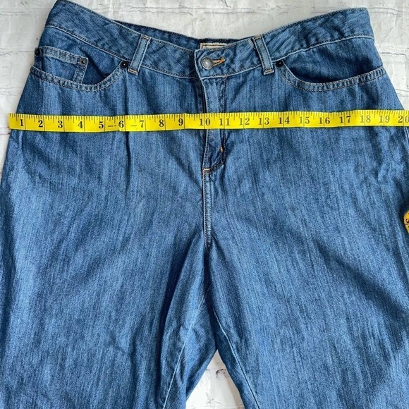 Pristine Vintage Women’s Size 14P Capris Cropped Denim Blue Jeans - Picture 5 of 7